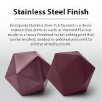 Burgundy Steel Filled PLA 3D Printer Filament
