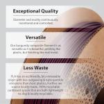 Burgundy Steel Filled PLA 3D Printer Filament