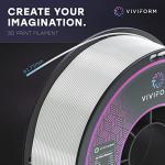 Viviform Silver Metallic Silk PLA Filament 1 kg