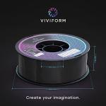 Viviform Silver Metallic Silk PLA Filament 1 kg