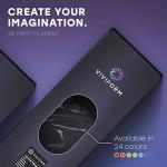 Viviform Silver Metallic Silk PLA Filament 1 kg