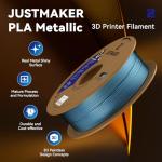 JUSTMAKER PLA Metallic 3D Printer Filament - Coffee Gold