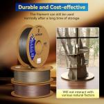 JUSTMAKER PLA Metallic 3D Printer Filament - Coffee Gold