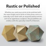 Brass Filled PLA 3D Printer Filament - 1kg