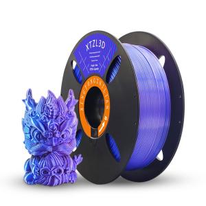 Bi-Color Purple and Blue Silk PETG Filament 1.75mm