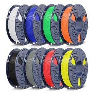 SUNLU 3D Printer Multicolor PETG Filament Bundle
