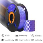 Bi-Color Purple and Blue Silk PETG Filament 1.75mm