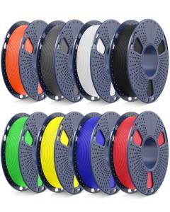 SUNLU 8-Pack Multicolor PETG Filament 1.75mm