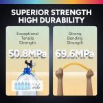 OVERTURE 1.75mm Gold PETG Filament, 1kg Spool