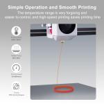 Transparent Gradient Orange Red PETG Filament 1.75mm