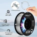 Creality 3D PETG Filament 1.75mm, 2.2lbs, Transparent