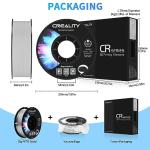 Creality 3D PETG Filament 1.75mm, 2.2lbs, Transparent