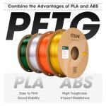 eSUN Solid Red PETG Filament 1.75mm 1KG