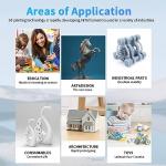 Creality 3D PETG Filament 1.75mm, 2.2lbs, Transparent