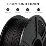 Flashforge 1.75mm Carbon Fiber PETG Filament - Midnight Blue