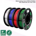 AMOLEN 3D Printer PETG Filament Bundle - 1.75mm