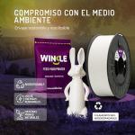 WINKLE Ice White PETG Filament 2.85 mm 1 kg