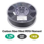 eSUN 1.75mm Carbon Fiber PETG Filament, Dark Grey