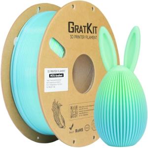 Gradient PETG Filament 1.75mm, 1kg - Blue Green