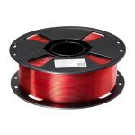 Transparent Red PETG Filament 1.75mm 1KG