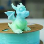 Gradient PETG Filament 1.75mm, 1kg - Blue Green
