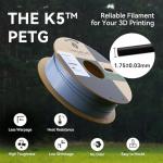 Kexcelled PETG Filament 1.75mm - 1kg Spool