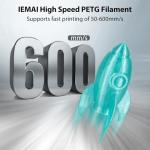 IEMAI Light Blue Glitter PETG Filament 1.75mm