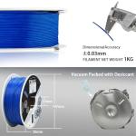 Glass Fiber PETG Filament 1.75mm - Blue