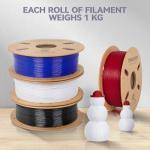 TINMORRY PETG 3D Printer Filament Bundle - 4 Colors