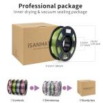 iSANMATE Clear Glitter PETG Filament - 4 Colors