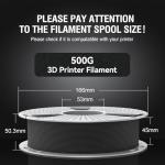 SUNLU 500G Black PA6-CF 3D Filament