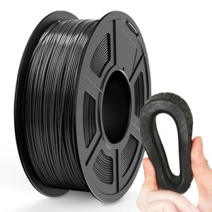 TECBEARS 1.75mm TPU Flexible Filament, 1KG Black