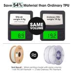 eSUN Lightweight TPU Filament 1.75mm, 0.75KG Spool