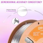 ERYONE 1.75mm Transparent TPU Filament, 0.5kg