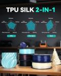 SUNLU 1.75mm Glossy Silk TPU Filament, 1kg