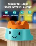 SUNLU 1.75mm Glossy Silk TPU Filament, 1kg