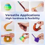 AMOLEN Multicolor Flexible TPU 3D Printer Filament Bundle