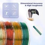 AMOLEN Multicolor Flexible TPU 3D Printer Filament Bundle