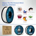 GEEETECH 1.75mm TPU Flexible Filament - 1KG Spool