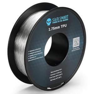 SainSmart Clear Flexible TPU Filament 1.75mm 0.8kg