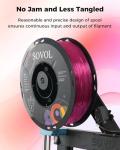 Sovol 1.75mm Flexible TPU Filament - Clear Rose Red