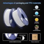 Flexible TPU 95A 3D Printer Filament 1.75mm