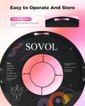 Sovol 1.75mm Flexible TPU Filament - Clear Rose Red