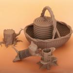 3DHoJor 1.75mm PLA Pro Filament - Brown