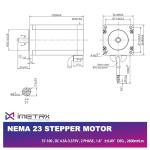 iMetrx Nema 23 Stepper Motor for 3D Printing