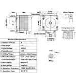 Iverntech Nema 23 Stepper Motor for 3D Printers