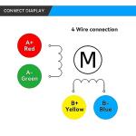 RATTMMOTOR Nema17 78oz.in Stepper Motor for 3D Printers