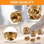 150 Pcs Brass Heat Set Inserts for 3D Printing