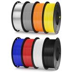 ELEGOO 250g PETG Filament 8-Color Bundle