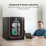 LED Light 3D Printer Enclosure for Multiple Models